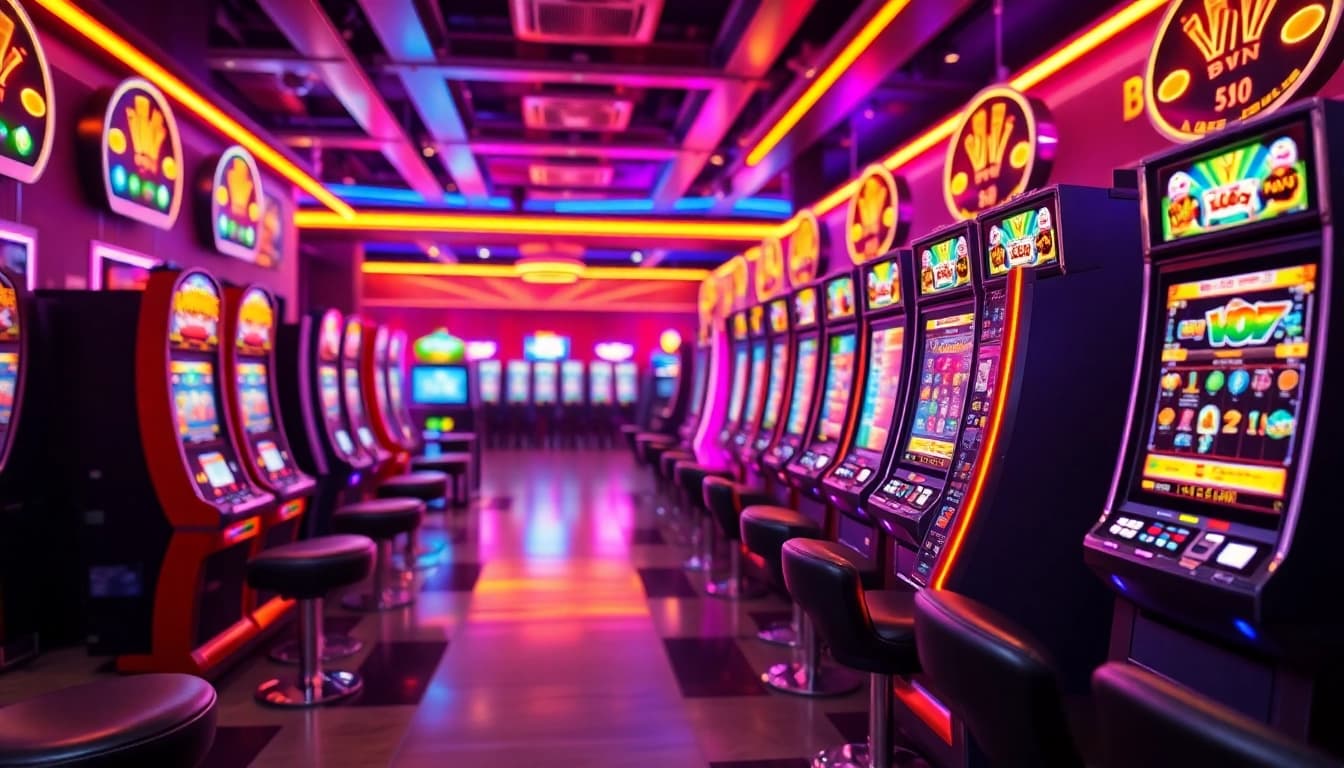 Mengalami slot deposit 1k dengan slot machine canggih dan suasana penuh energi.