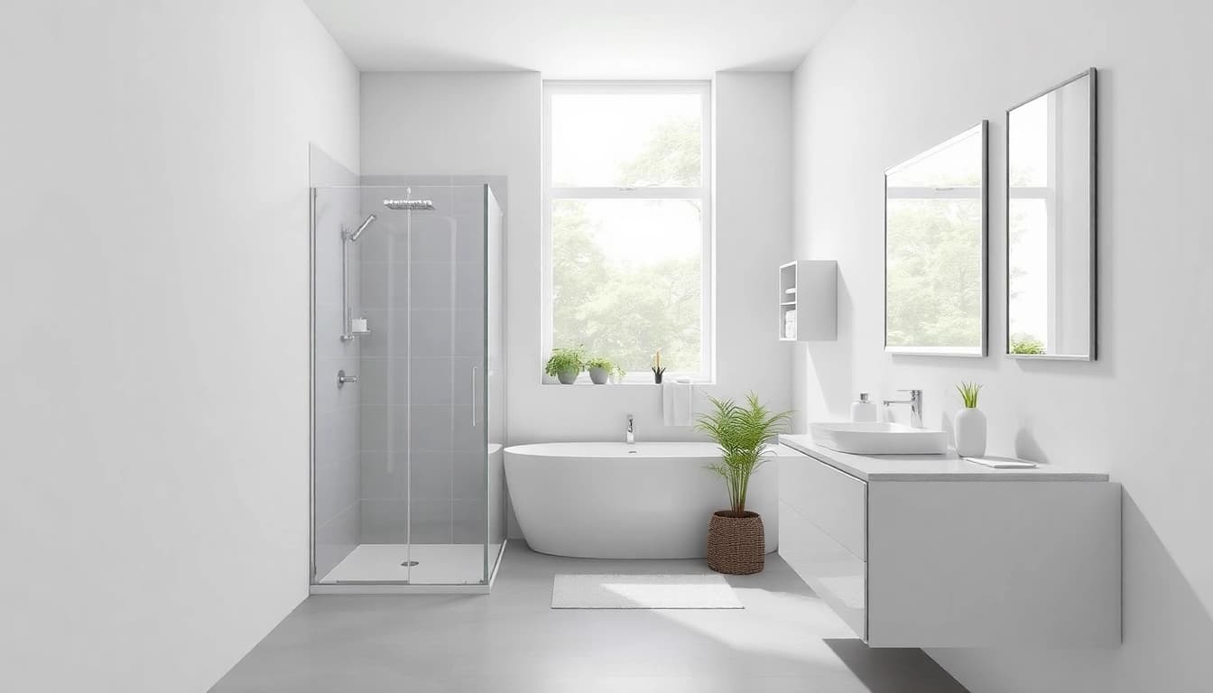 Découvrez les produits sirhona France dans une salle de bain moderne et élégante.