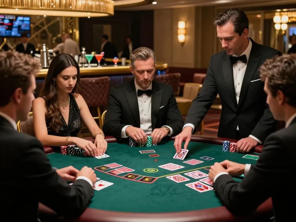 Experience the thrill of playing slot gacor with friends at an upscale casino gaming table