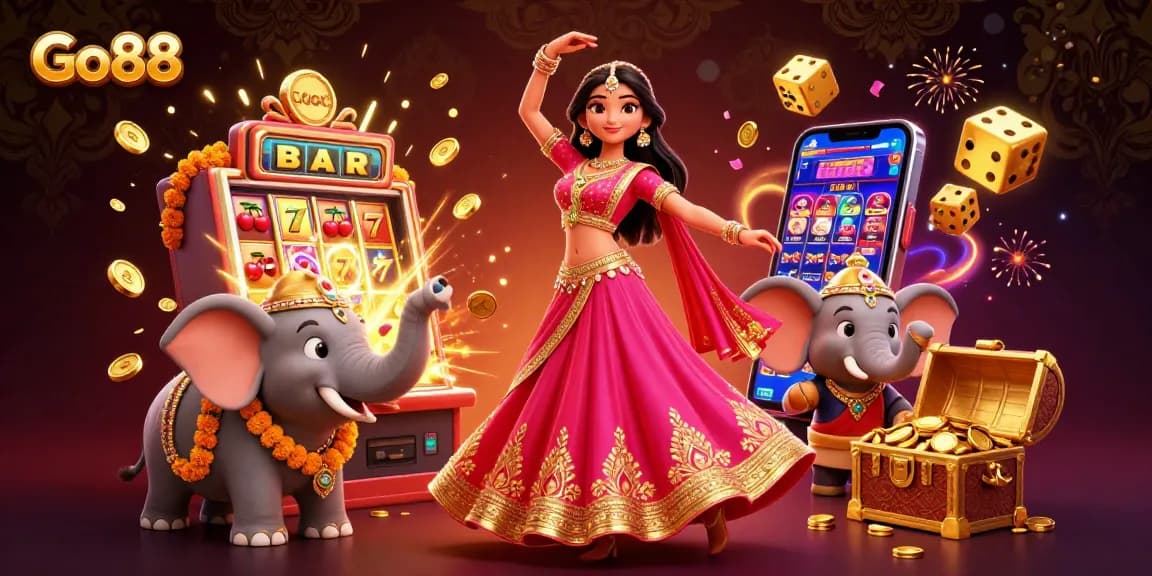 Experience the excitement of Go88 with vibrant casino elements and thrilling gameplay.