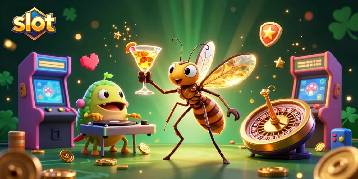 Menangkan slot dengan simbol keberuntungan dan permainan kasino melalui ilustrasi 3D yang menakjubkan.