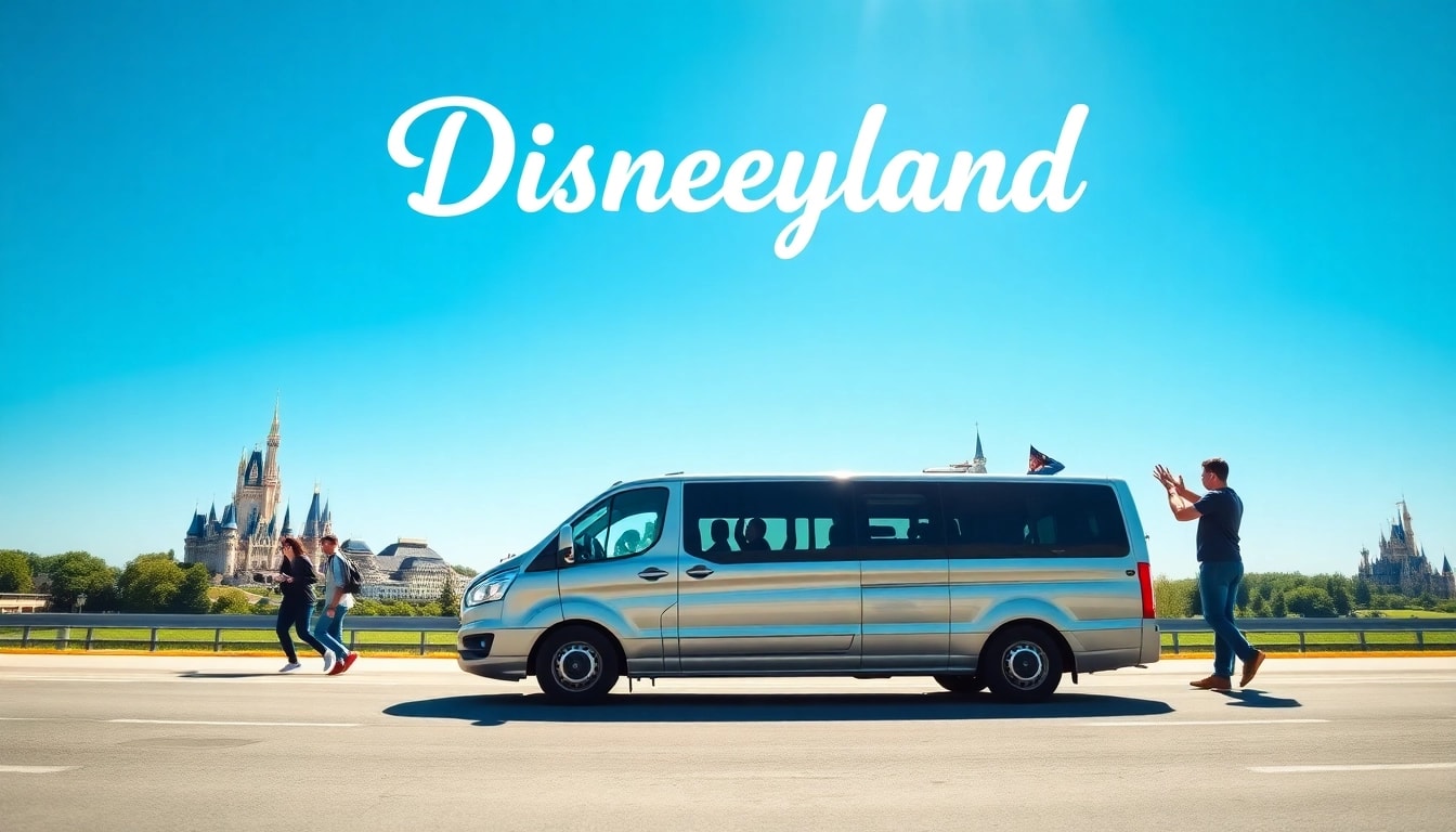 Beauvais Airport to Disney Transfer vehicle ready for an exciting journey.