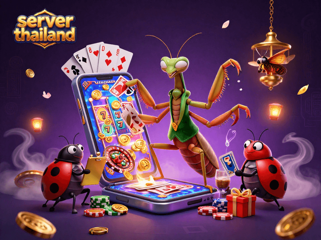 Experience engaging gameplay with server thailand in this vibrant casino-themed 3D scene.