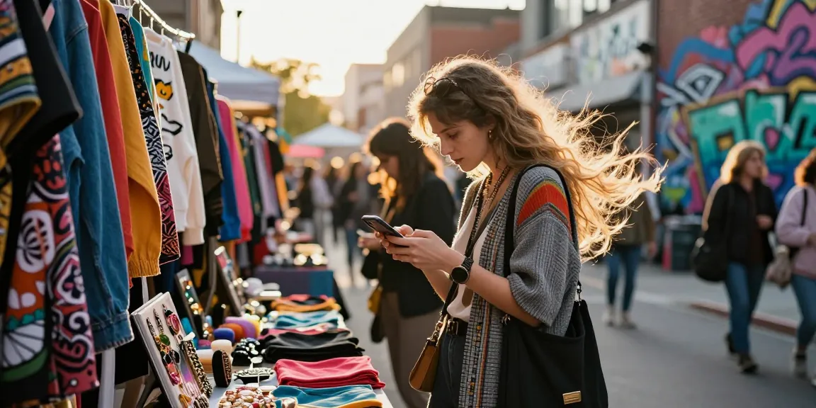 Explore fashionable replicas at https://shs-dome5.com/ in an urban shopping scene.