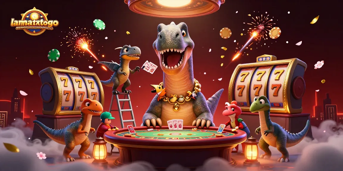 Experience thrilling action with lamatracamexicangrilltogo in a vibrant casino scene filled with excitement.