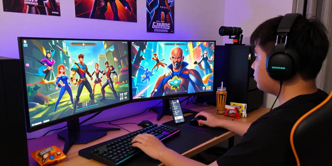 Player engaging in Status AI social media simulation game with vibrant character avatars.