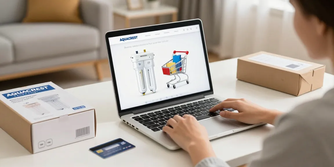 AQUACREST AP5527 Reverse Osmosis Pre and Post Water Filter Cartridge in online shopping platform, showcasing best deals and product reviews.