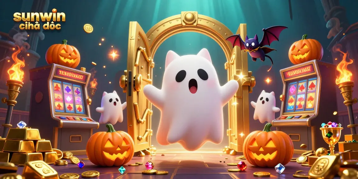 Engage in high-stakes play at sunwin chính thức with a haunted casino adventure scene.