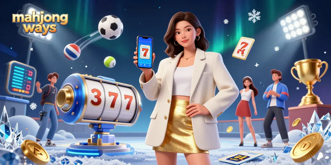 Engage in casino excitement with Mahjong Ways slot featuring vibrant 3D elements and golden coins.
