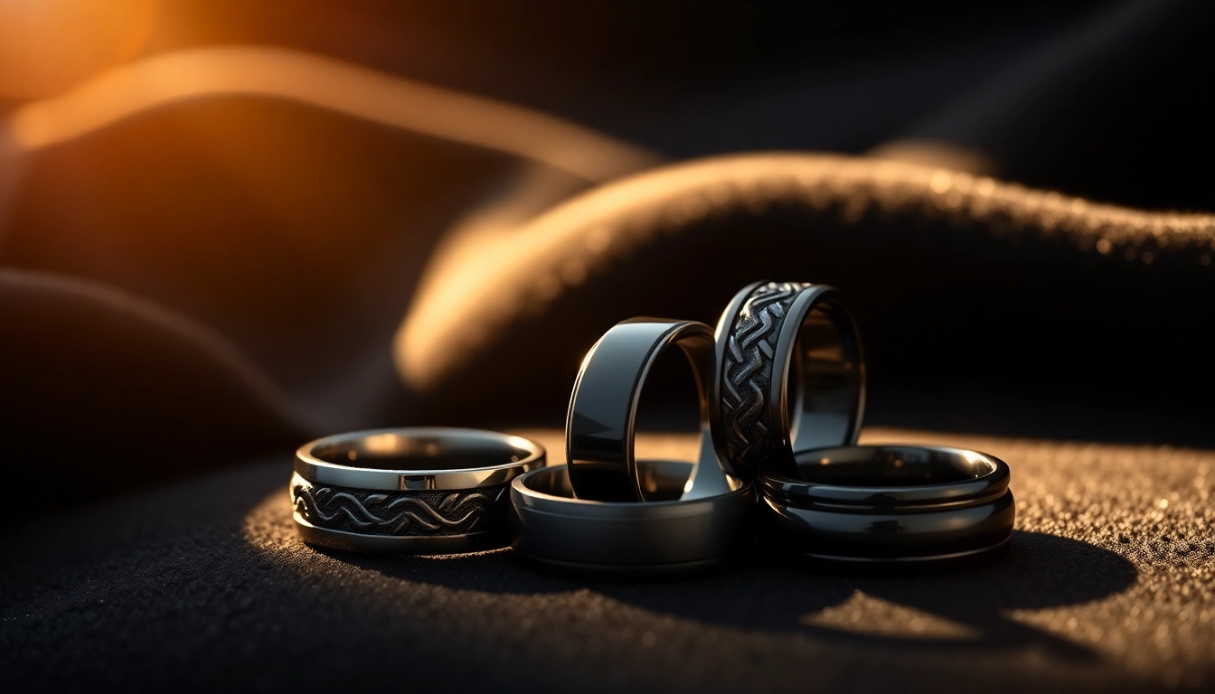 Stylish Black Wedding Rings for Men: Find the Perfect Symbol of Commitment