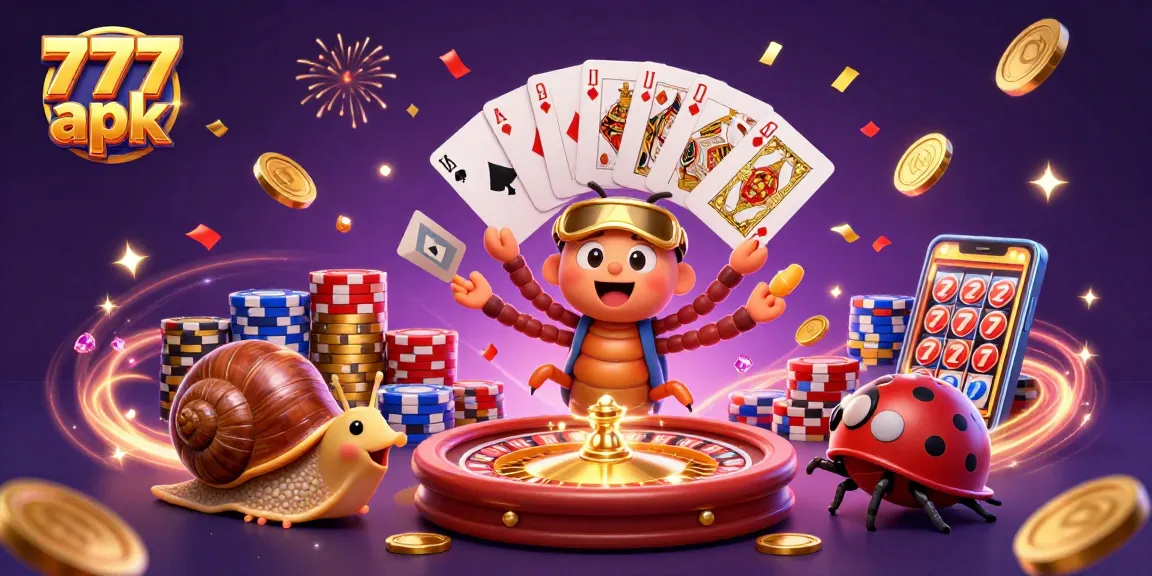 Experience the thrilling gameplay of 777 apk with a vibrant, engaging casino scene.