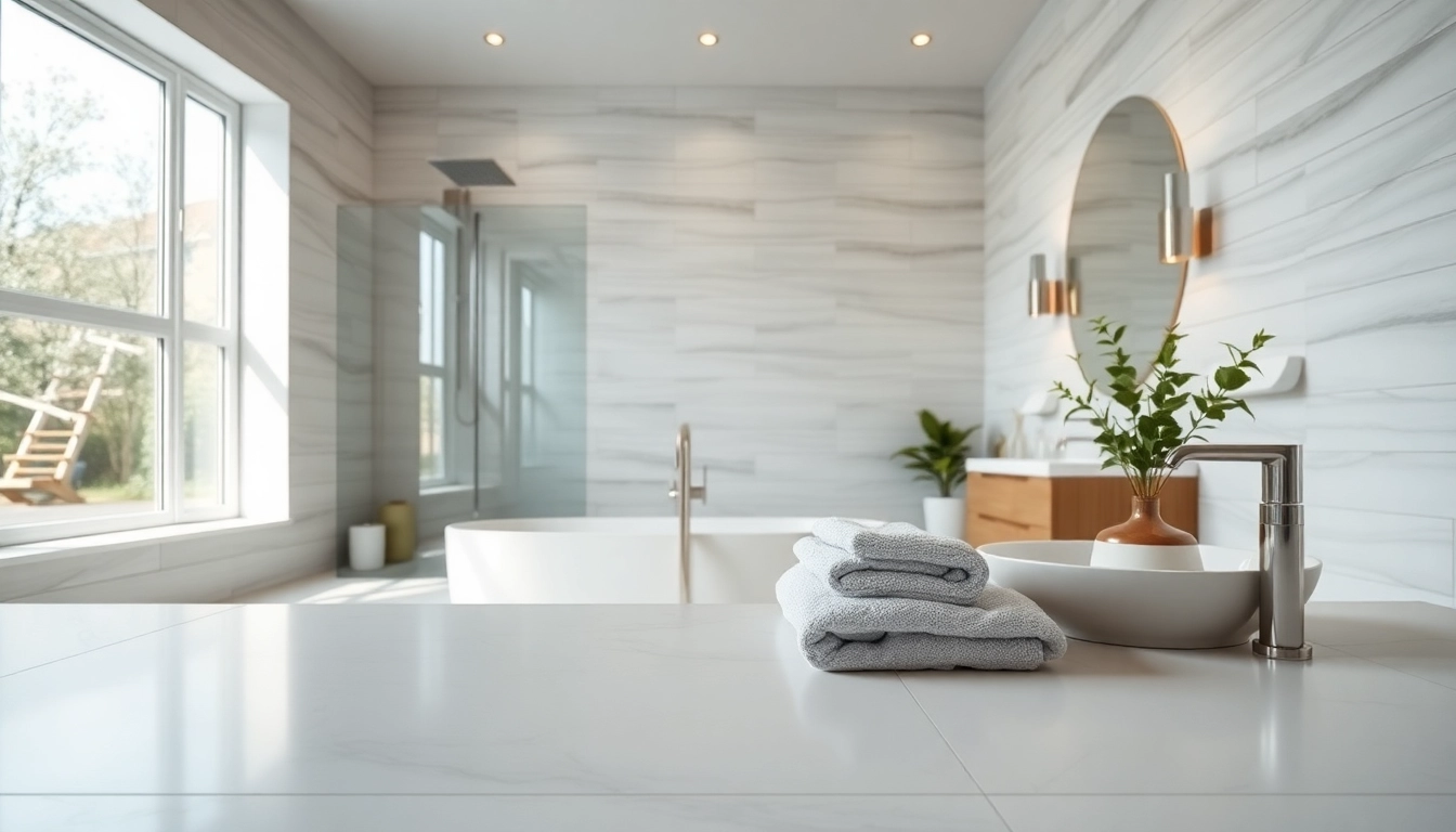 Expert bathroom installation trafford featuring modern designs and elegant finishes.