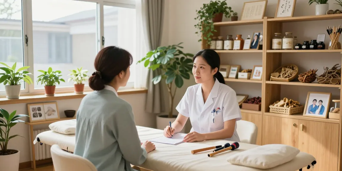 Consultation at 수원한의원 health clinic highlighting traditional herbal remedies and personalized care.