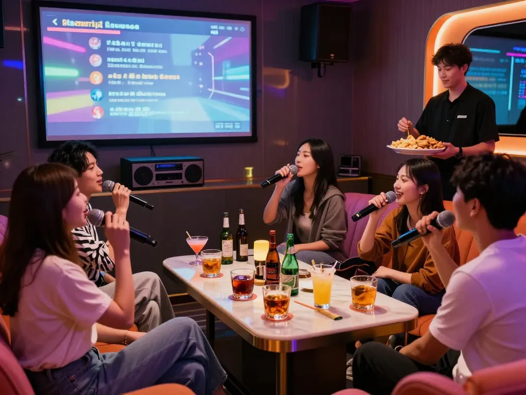 Experience exclusive entertainment at www.gangnamtune.com with vibrant karaoke rooms, luxurious drinks, and lively ambiance.