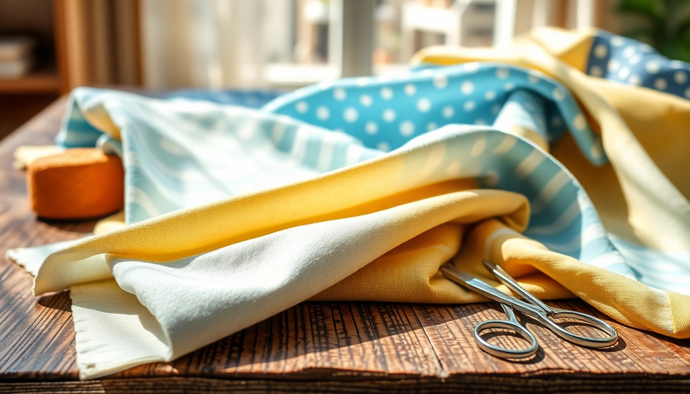 Katoenstoffen in verschillende kleuren en patronen, perfect voor creatief naaien.