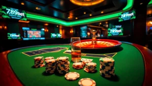 Experience excitement with the 789bet link mới as you engage at a stunning casino table.