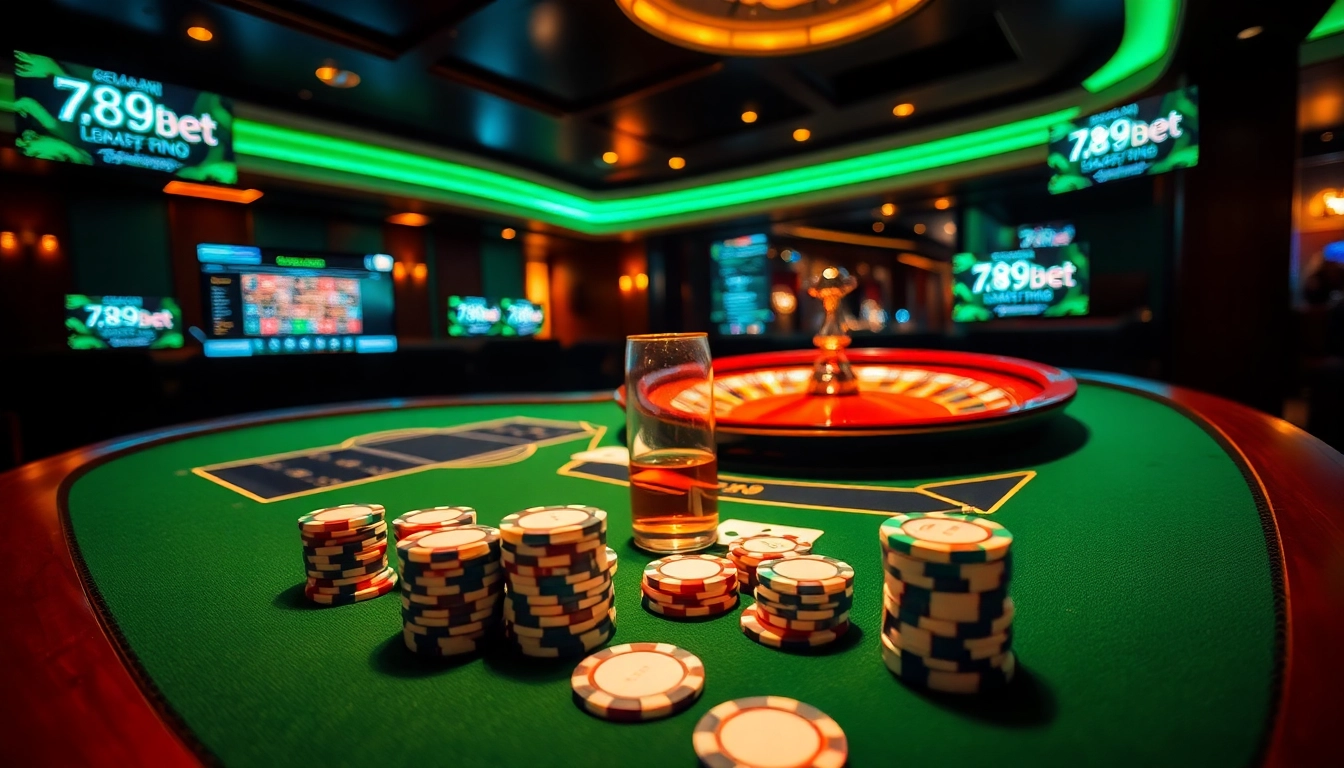 Experience excitement with the 789bet link mới as you engage at a stunning casino table.