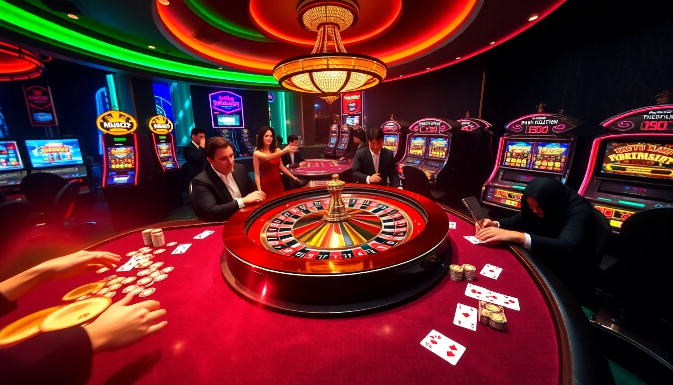 Experience thrilling gameplay at https://mm88.team/ with vibrant casino tables and winning poker hands.