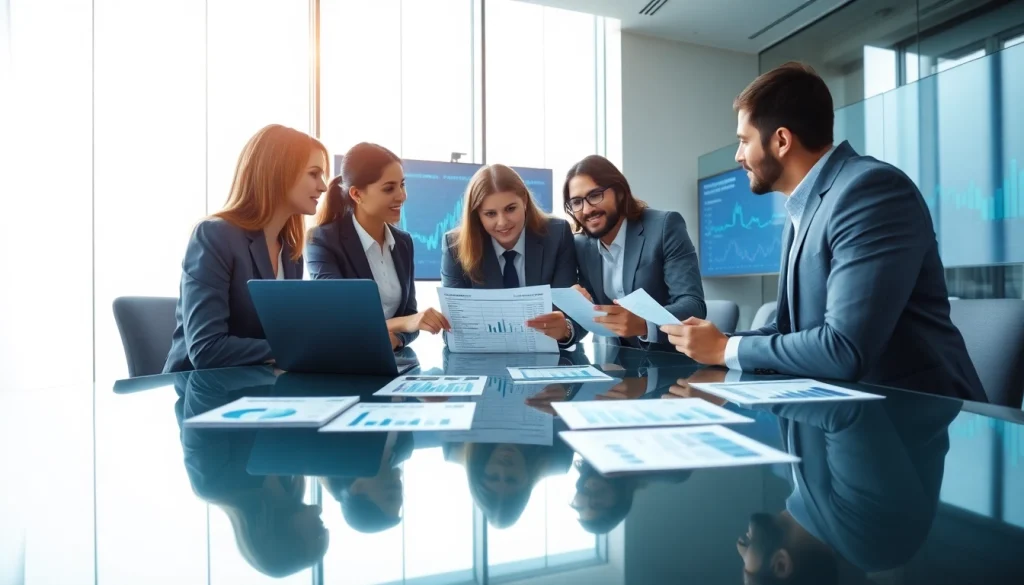 Analyze competitor pricing in a focused business meeting setting among professionals.