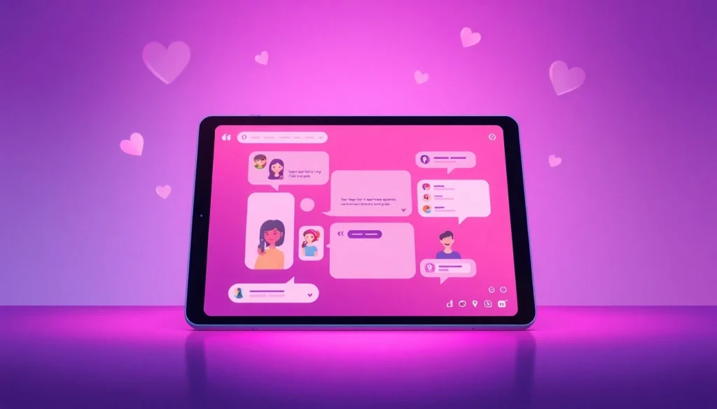 Engaging sex chat ai interactions on a vibrant digital platform.