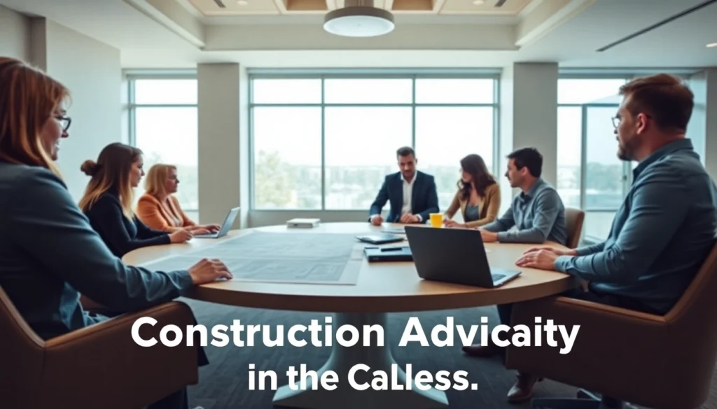 Engaging discussion on construction advocacy in Carolinas, showcasing collaborative efforts in planning.