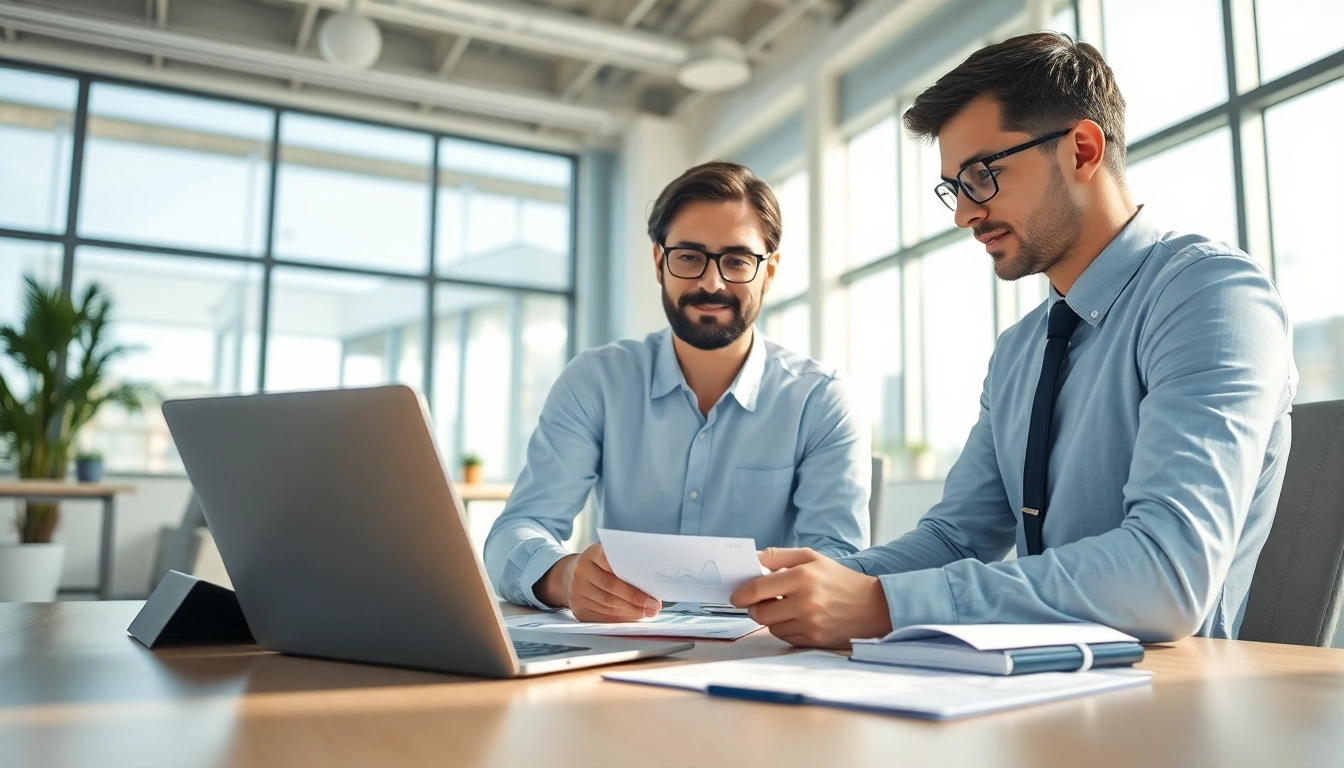 Illustration showing how do loan terms affect the cost of credit? with a financial advisor in a bright office.
