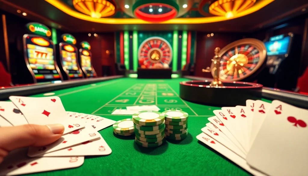 Experience thrilling gambling action at hello88 with vibrant online casino visuals.