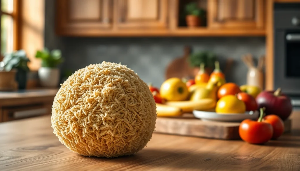 Use a kitchen loofah scrubber for effective cleaning in your kitchen.