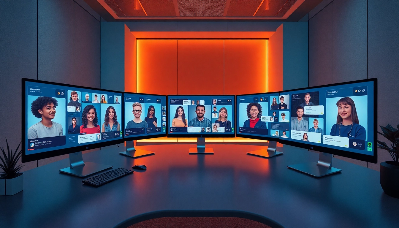 Engaging workspace featuring advanced nsfw AI chat systems with diverse character interactions.