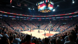 ดูบาสสด ในสนามบาสเกตบอลที่เต็มไปด้วยแฟนบอลที่เชียร์อย่างมีชีวิตชีวา