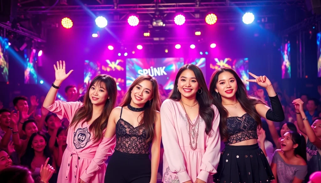 blackpink members performing energetically on stage, showcasing their unique styles.