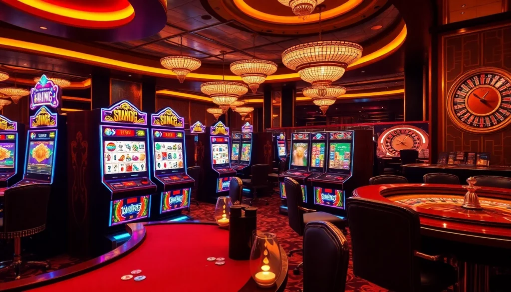 Experience the thrill of a slot demo mahjong in a luxurious casino environment