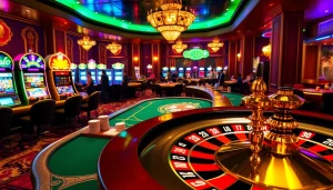 SODO Casino provides an exciting gaming atmosphere with vibrant slot machines and poker tables.