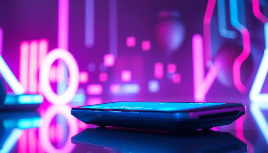 Engaging NSFW chat AI interface from 2025 with futuristic design and vibrant colors.