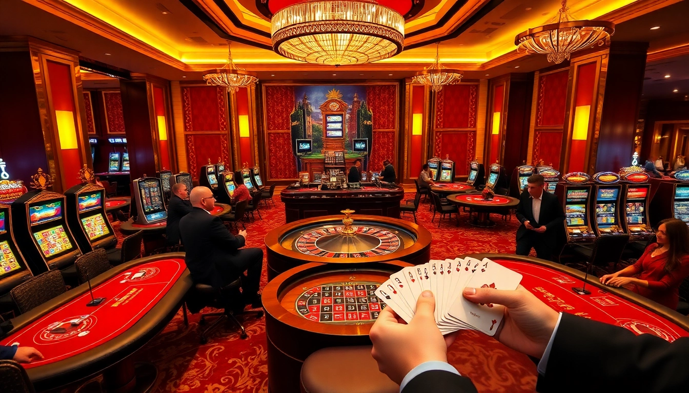 Experience luxury gambling at MM88 with vibrant casino tables and excitement.