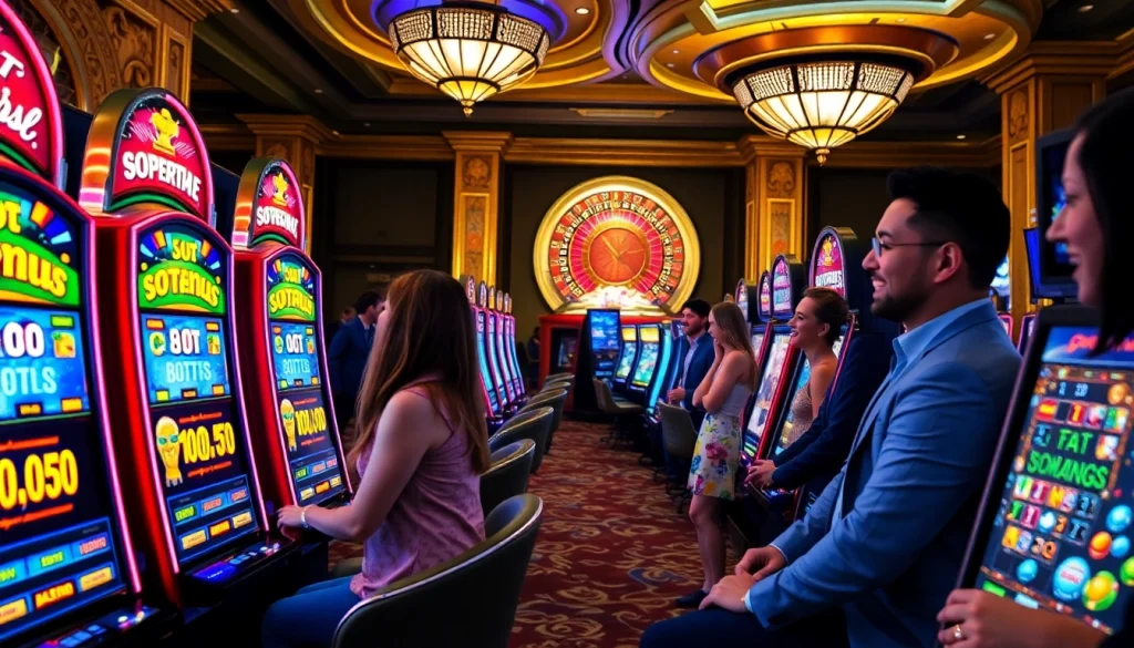 Rasakan sensasi slot bonus 100 persen dengan beragam pemain yang senang terlibat dalam mesin slot yang penuh warna.