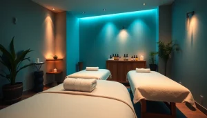 편안한 분위기와 매력적인 인테리어를 자랑하는 프리미엄 속초마사지 치료실.