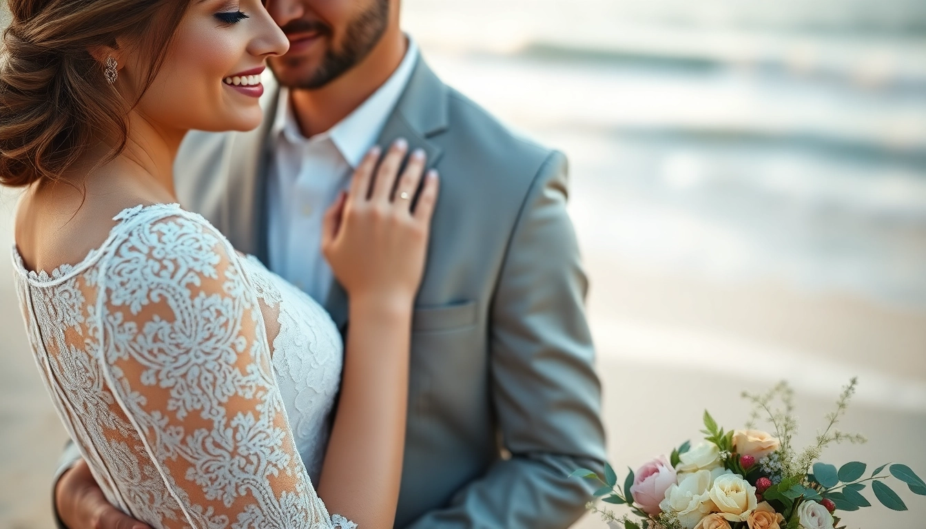 Carmel wedding photography captures a couple embracing on the beach, showcasing love and joy in a stunning coastal setting.
