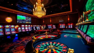 Ressentez l'excitation du meilleur casino en ligne 2026 avec des joueurs engagés à une table de poker haut de gamme et des machines à sous dynamiques.