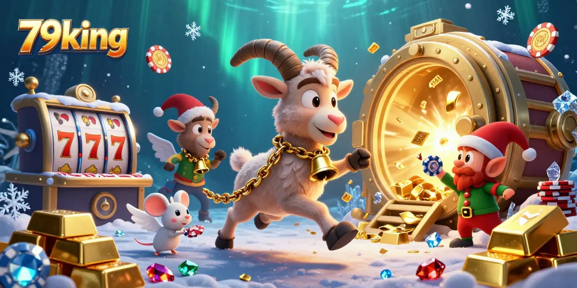 Engage with 79king's festive horror casino featuring Krampus and mischievous elves stealing chips.