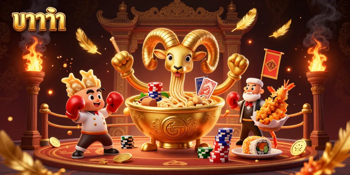 Experience baccarat action with a dynamic 3D illustration featuring joyful characters and vibrant casino elements.