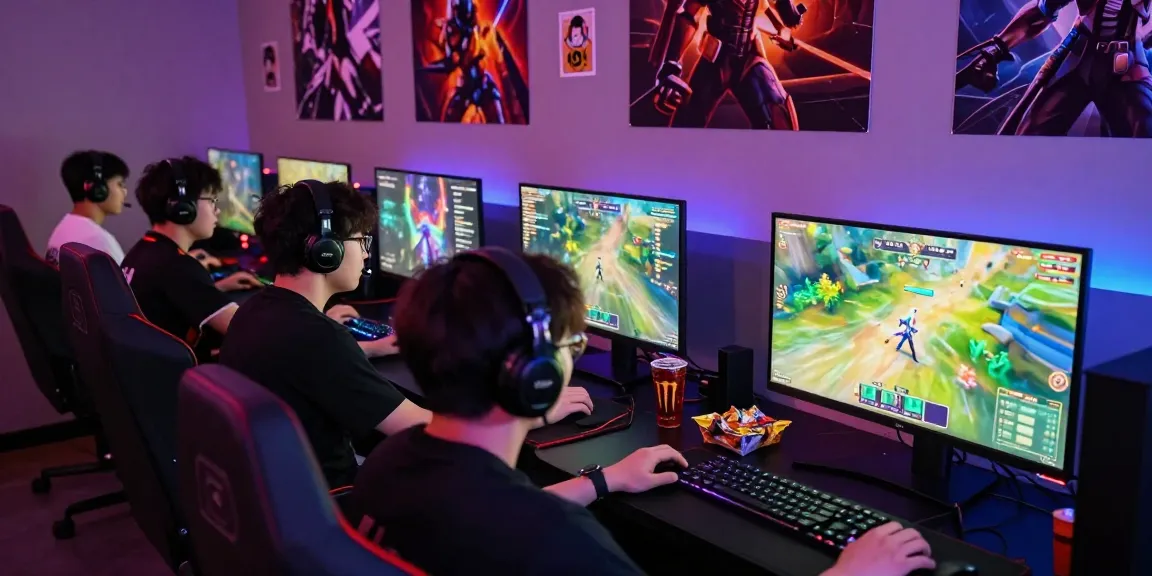garuda303 login screen displayed on multiple gaming monitors during an intense online gaming session