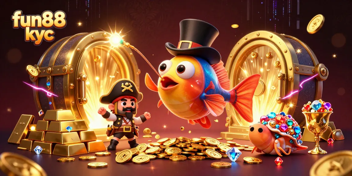 Chơi cá cược tại fun88 kyc với hoạt hình 3D hấp dẫn và tiền vàng rực rỡ