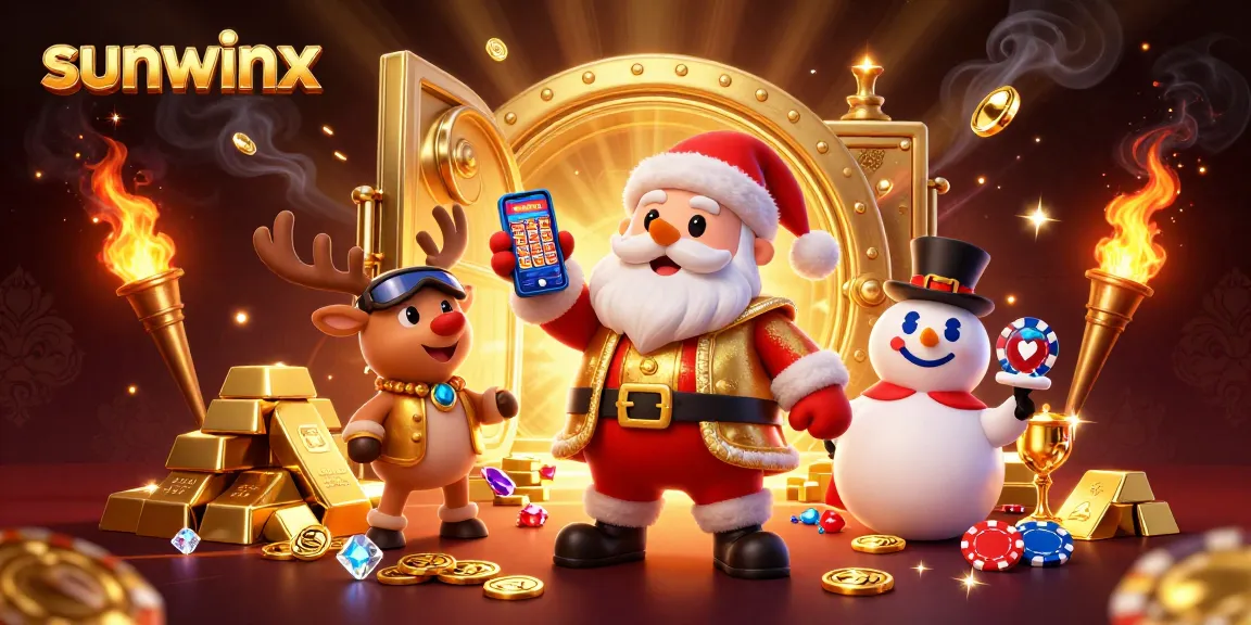 Engage with sunwinx's thrilling jackpot slots and festive casino vibes in a vibrant scene.