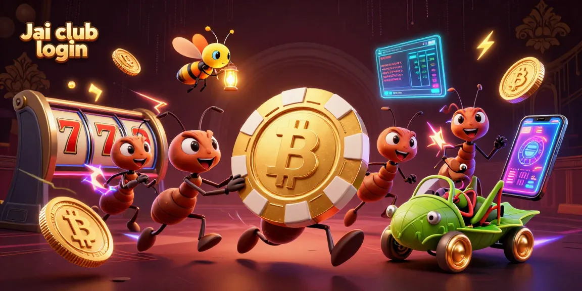 Engage with exciting games on Jai club login featuring a colorful heist illustration.