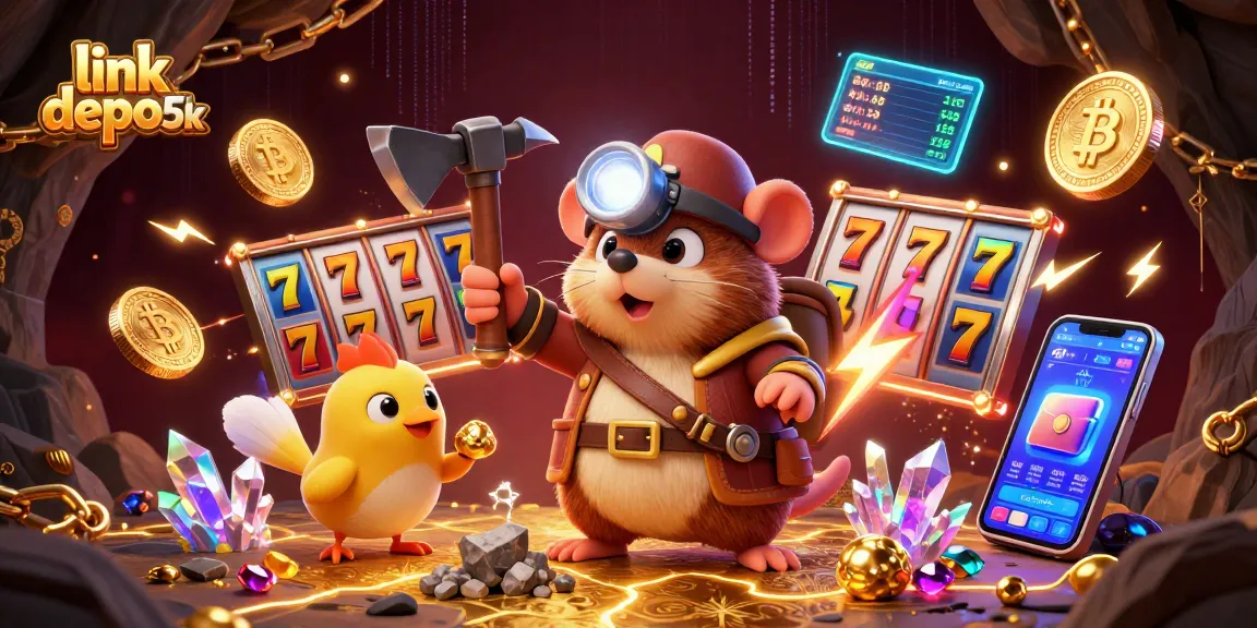 Join the adventure with link depo 5k as the treasure hunter mole and his canary companion discover hidden slot riches.
